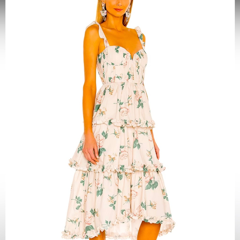 Sau Lee Peyton Dress in Powder Pink